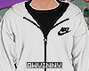 NK White Hoodie