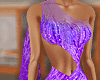 Purple Beaded Cape