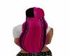 Pink and Black Hat Hair