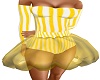 Add on Yellow Pouf skirt