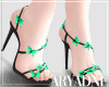 Green Butterfly Sandal