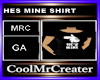 HES MINE SHIRT