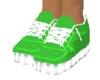 Green Flashing Sneakers