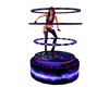Dancing stage with rings
