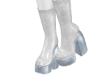 Silver Plastic Boots