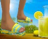 Mom + Kid Lemon Sandals