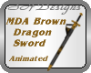 Brown Dragon Sword