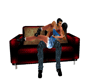 Red Kissing Sofa