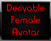 Derivable Female Avatar