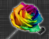 *Rainbow Rose Wand