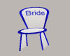 Wedding Garter Chair Blu