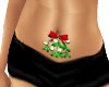 mistletoe belly tattoo