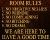 ~V~ Room Rules Sign