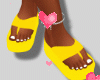 Yellow Chunky Sandals