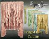 Fringed Curtains Pink