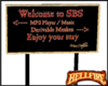 SBS Room Sign