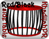 ~KPR~Red/BlackSideTable