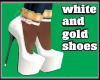 White and Gold Shoes