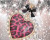 heart hyo earring  pink