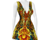 Multicolor Alegre Dress