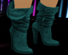 ~V~Green Cowboy Boots
