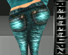 (BE)autumn teal jeans sm
