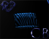|CB| Blue Zebra Pillows