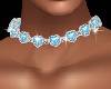 Diamond blue Necklace