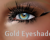 Golden eyeshadow