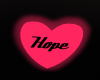 Hope Engraved Heart