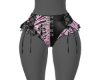 Y2K zebra shorts