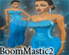 -CT Blue Sequence Dress