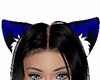 Black/Blue Cat Ears