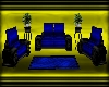 Blue Couch Set W/Poses