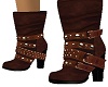 brown buckled boots