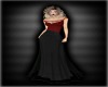GEM GOWN BLK & RED