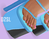 DZSL. Blue High Heels!