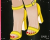 Yellow Heels Sandals S M