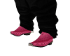 dark pink boots
