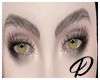 lara black eyebrow make
