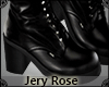 [JR] Black long Boots