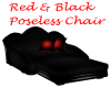 Red & Black Posles Chair