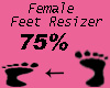 Feet Resizer Avatar 75%