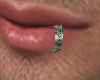 engraved lip ring
