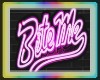 bite me neon sign