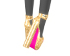 Anim. Gold Glitz Pink B