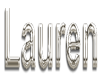 Lauren name sticker