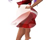 red white skirt