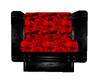 Red N Black 4pose Chair