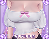 ♡ cute pinky white top